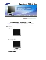 Preview for 15 page of Samsung SyncMaster 713BM PLUS (Spanish) Manual Del Usuario