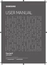 Samsung The Serif LS01R Series User Manual preview