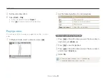 Preview for 65 page of Samsung TL320 - Digital Camera - Compact Quick Reference