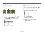 Preview for 68 page of Samsung TL320 - Digital Camera - Compact Quick Reference