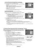 Preview for 21 page of Samsung TX-T2793H Owner'S Instructions Manual