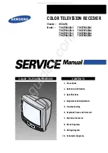 Preview for 1 page of Samsung TXK2750X/XAC Service Manual