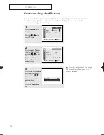 Preview for 22 page of Samsung TXP-2011 Owner'S Instructions Manual