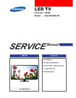 Samsung UA23H4003AR Service Manual preview