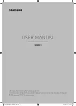 Preview for 1 page of Samsung UA32K5500 User Manual