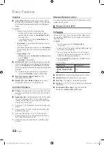 Preview for 22 page of Samsung UE32C6620UK User Manual