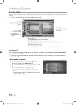 Preview for 34 page of Samsung UE32C6620UK User Manual