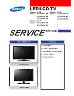 Samsung UE40D500 BW Series Service Manual preview