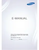 Samsung UE40J5200 E-Manual preview