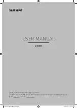 Preview for 1 page of Samsung UE40KU6170 User Manual