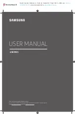 Samsung UE40MU6120KXZT User Manual preview