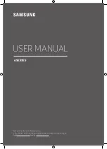 Samsung UE40MU6400 User Manual preview