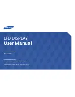 Preview for 1 page of Samsung UE46D User Manual