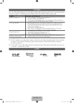 Preview for 40 page of Samsung UE46D6327 User Manual