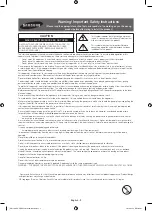 Preview for 2 page of Samsung UE48HU7500 User Manual