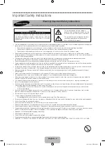 Preview for 2 page of Samsung UE55F9000 User Manual