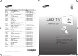 Samsung UE55H6400AW User Manual preview