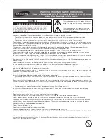 Preview for 2 page of Samsung UE55HU8590 User Manual