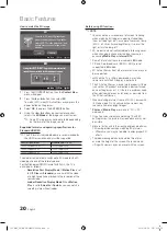 Preview for 20 page of Samsung UE65C8000XK User Manual