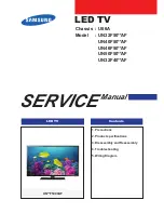 Samsung UN32F40**AF Service Manual preview