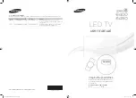 Samsung UN40D6400UF User Manual preview