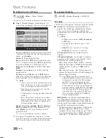 Preview for 20 page of Samsung UN46C6800UFXZA User Manual