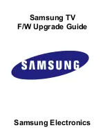 Samsung UN48J5000AFXZA Upgrade Manual preview