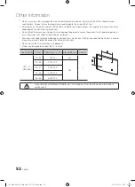 Preview for 52 page of Samsung UN60C6400 User Manual