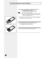 Preview for 8 page of Samsung UQ07P8GE Owner'S Instructions Manual