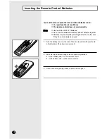 Preview for 8 page of Samsung UQT18S0GB Owner'S Instructions Manual