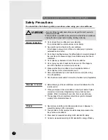 Preview for 2 page of Samsung UQT18S0GBD Owner'S Instructions Manual