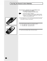 Preview for 8 page of Samsung UQT18S0GBD Owner'S Instructions Manual