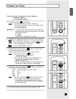 Preview for 11 page of Samsung UQT18S0GBD Owner'S Instructions Manual