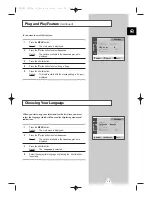 Preview for 15 page of Samsung UW-17J11VD Owner'S Instructions Manual