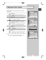 Preview for 25 page of Samsung UW-17J11VD Owner'S Instructions Manual