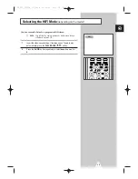 Preview for 39 page of Samsung UW-17J11VD Owner'S Instructions Manual