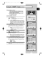 Preview for 49 page of Samsung UW-17J11VD Owner'S Instructions Manual