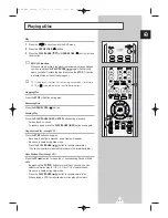 Preview for 53 page of Samsung UW-17J11VD Owner'S Instructions Manual