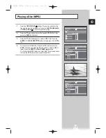 Preview for 55 page of Samsung UW-17J11VD Owner'S Instructions Manual