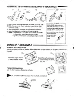 Preview for 4 page of Samsung Vacuum cleaner Operating	 Instruction