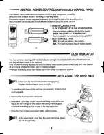 Preview for 5 page of Samsung Vacuum cleaner Operating	 Instruction