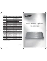 Preview for 1 page of Samsung VG-KBD2000 User Manual
