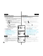 Preview for 46 page of Samsung VP-D303 Owner'S Instruction Book