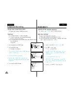 Preview for 48 page of Samsung VP-D303 Owner'S Instruction Book