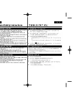 Preview for 6 page of Samsung VP-D36 Series User Manual