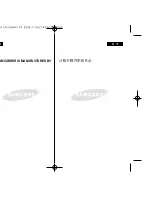 Preview for 106 page of Samsung VP-D36 Series User Manual