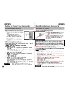 Preview for 18 page of Samsung VP-D55, VP-D60, VP-D65 Owner'S Manual