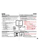 Preview for 27 page of Samsung VP-D55, VP-D60, VP-D65 Owner'S Manual