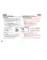 Preview for 38 page of Samsung VP-D55, VP-D60, VP-D65 Owner'S Manual