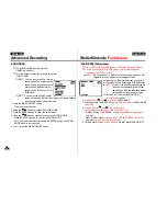 Preview for 40 page of Samsung VP-D55, VP-D60, VP-D65 Owner'S Manual